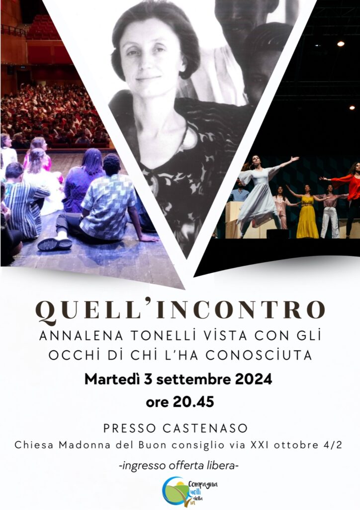 Castenaso di Bologna 3 Settembre spettacolo "Quell'incontro" sulla vita di Annalena Tonelli